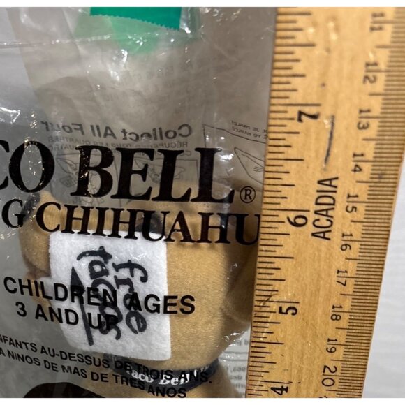 Taco Bell Talking Chihuahua Plush Toy In Original Packaging & Receipt Free Tacos - Picture 7 of 7